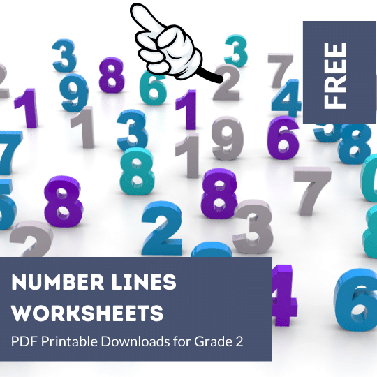 Number line worksheets 2nd grade